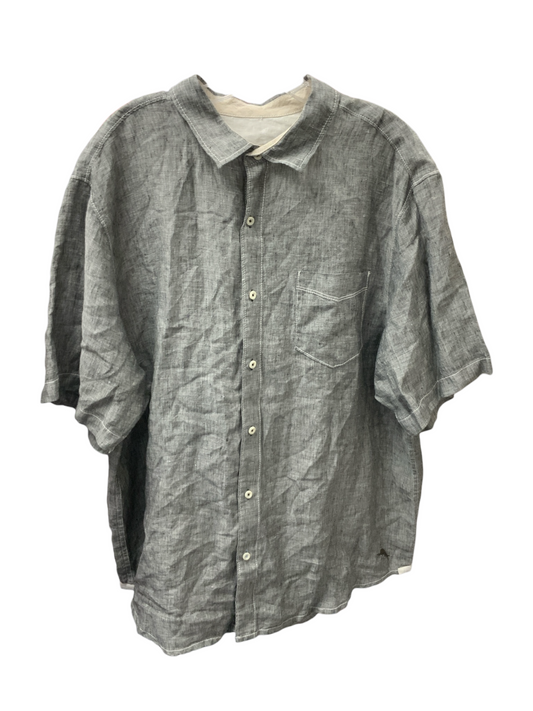 Tommy Bahama Men's Linen Shirt Black XL
