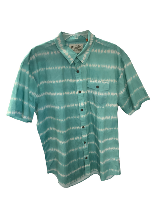 Howler Brothers Men's Shirt Aqua Xl