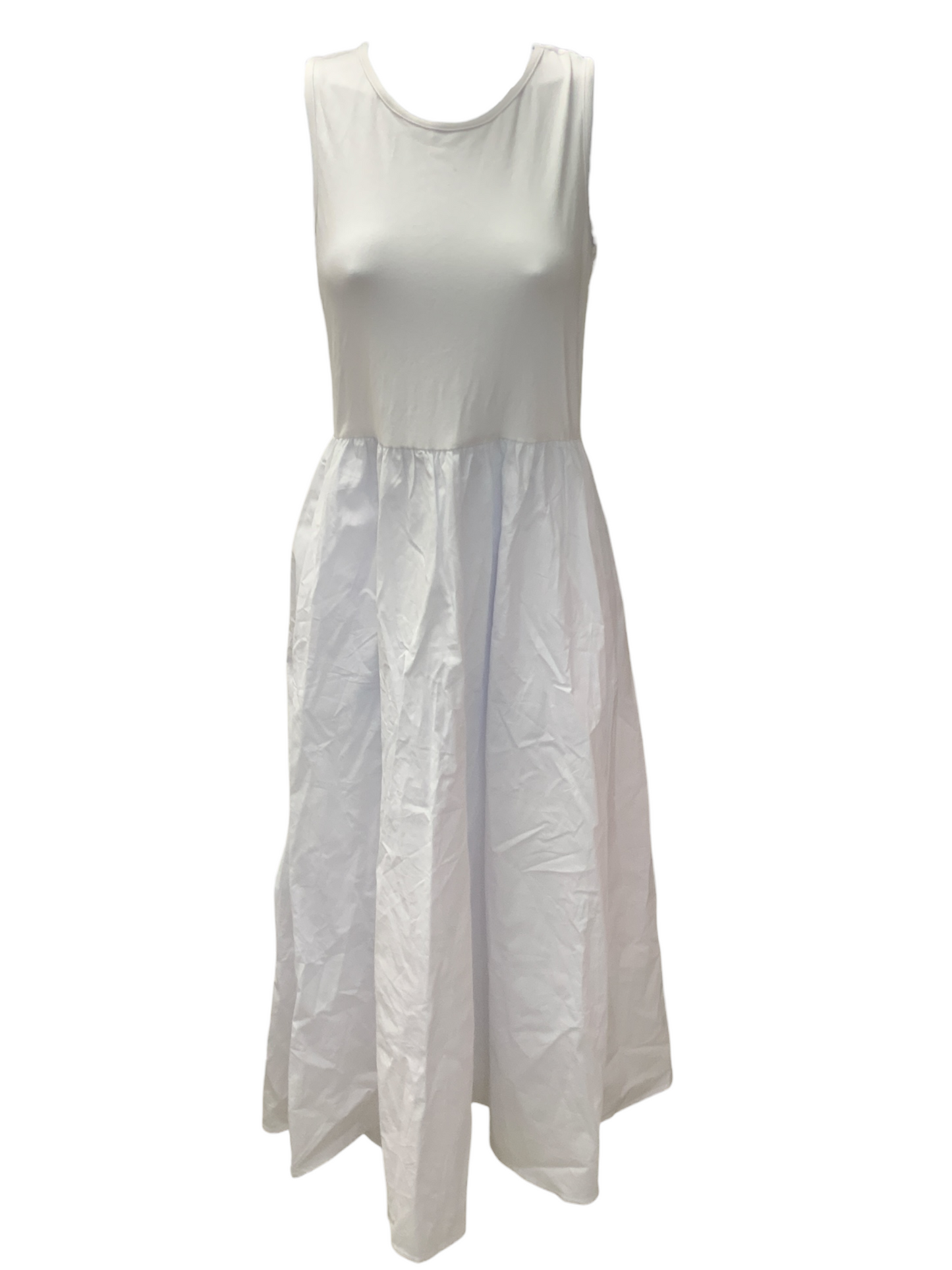 NWT Commense Women's Tank Maxi Dress White M