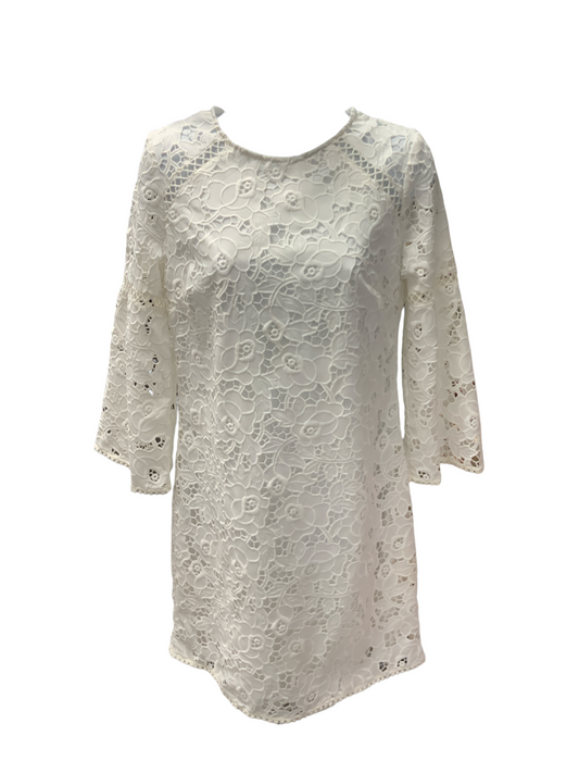 Shoshanna Women's Lace Dress White 6