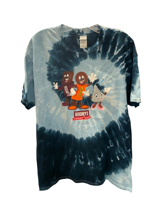 Gildan Men's Hershey's Tee Tie Dye L