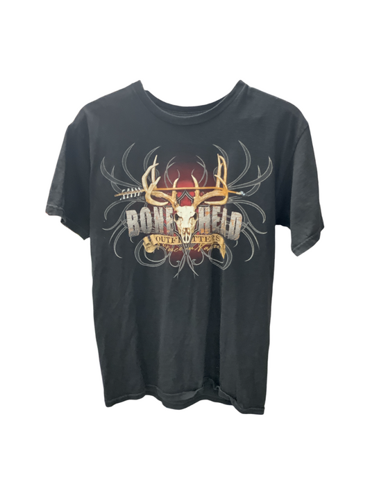 Bone Head Outfitters Men's Archery Tee Black M