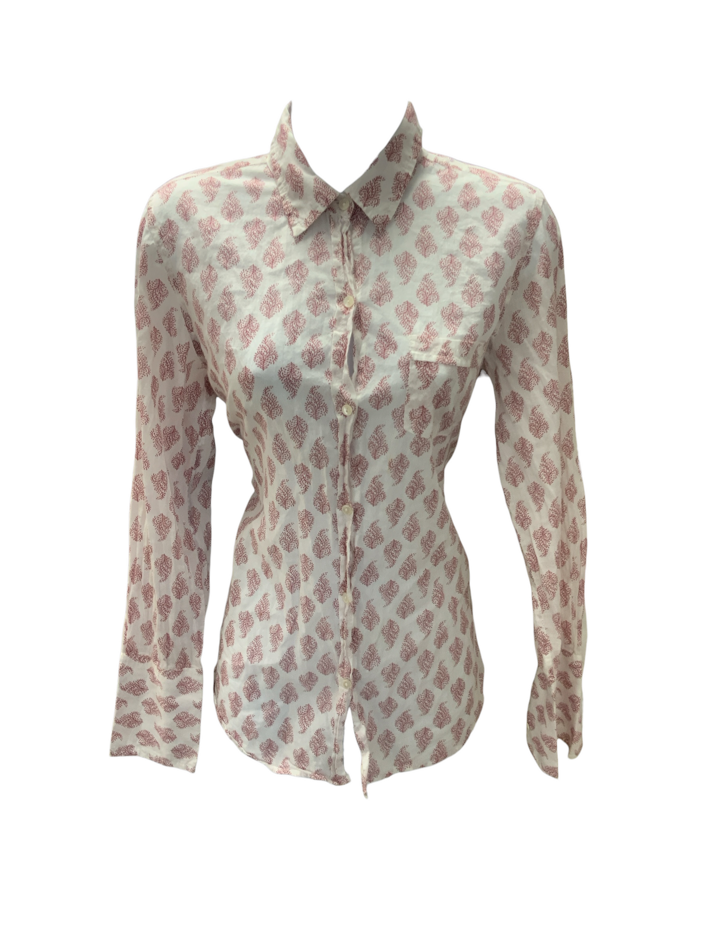 Nili Lotan Women's Paisley Blouse Red