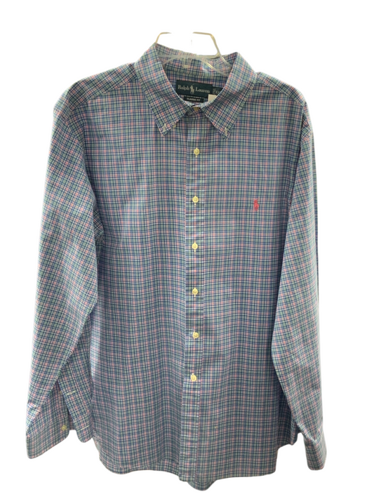Ralph Lauren Men's Shirt Plaid XXL
