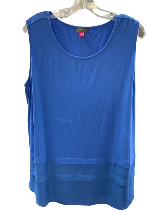 Vince Camuto Women's Shirt Blue 2X