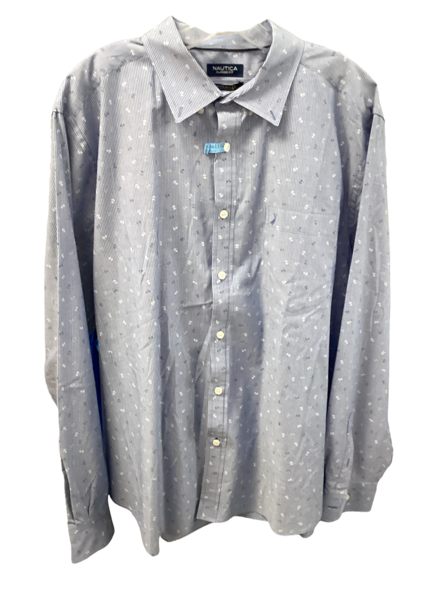 Nautica Men's Shirt Blue XXL