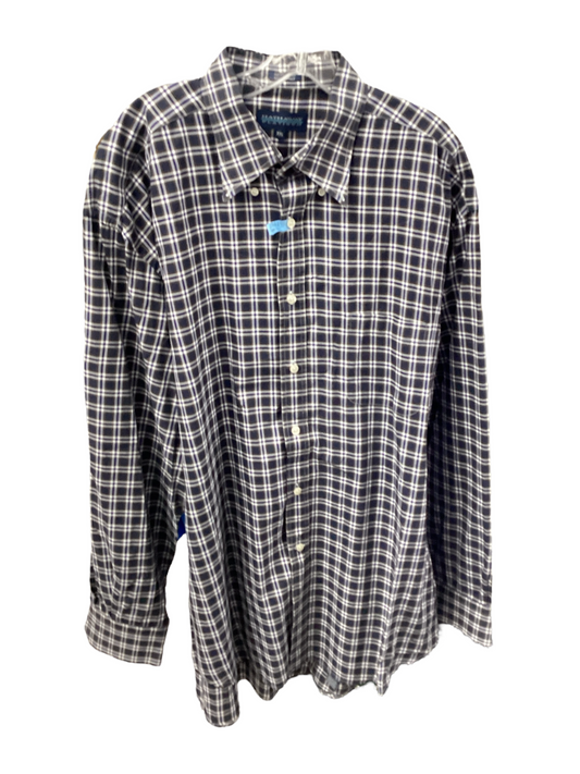 Hathaway Men's Shirt Blue XXL