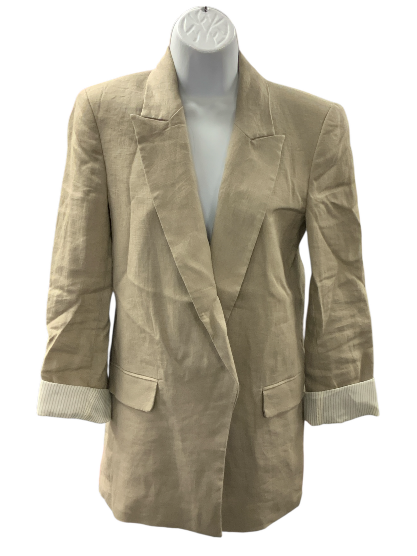 Zara Women's Blazer Beige S