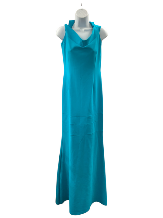NWT Chiara Boni Women's Gown Turq 10=M