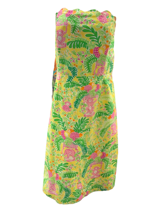 Lilly Pulitzer Women's Strapless Dress Yellow 12