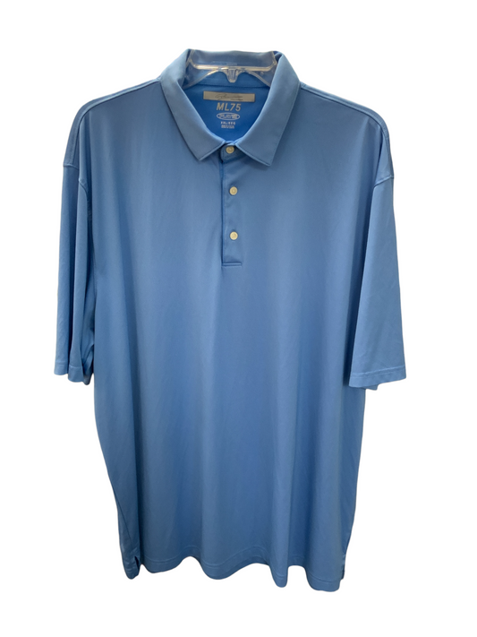 Greg Norman Men's Shirt Blue XXL