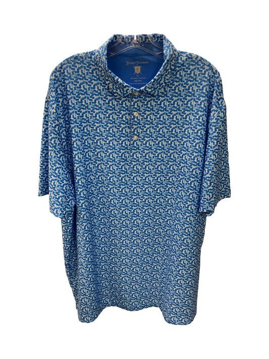 Hickey Freeman Men's Shirt Blue XXL