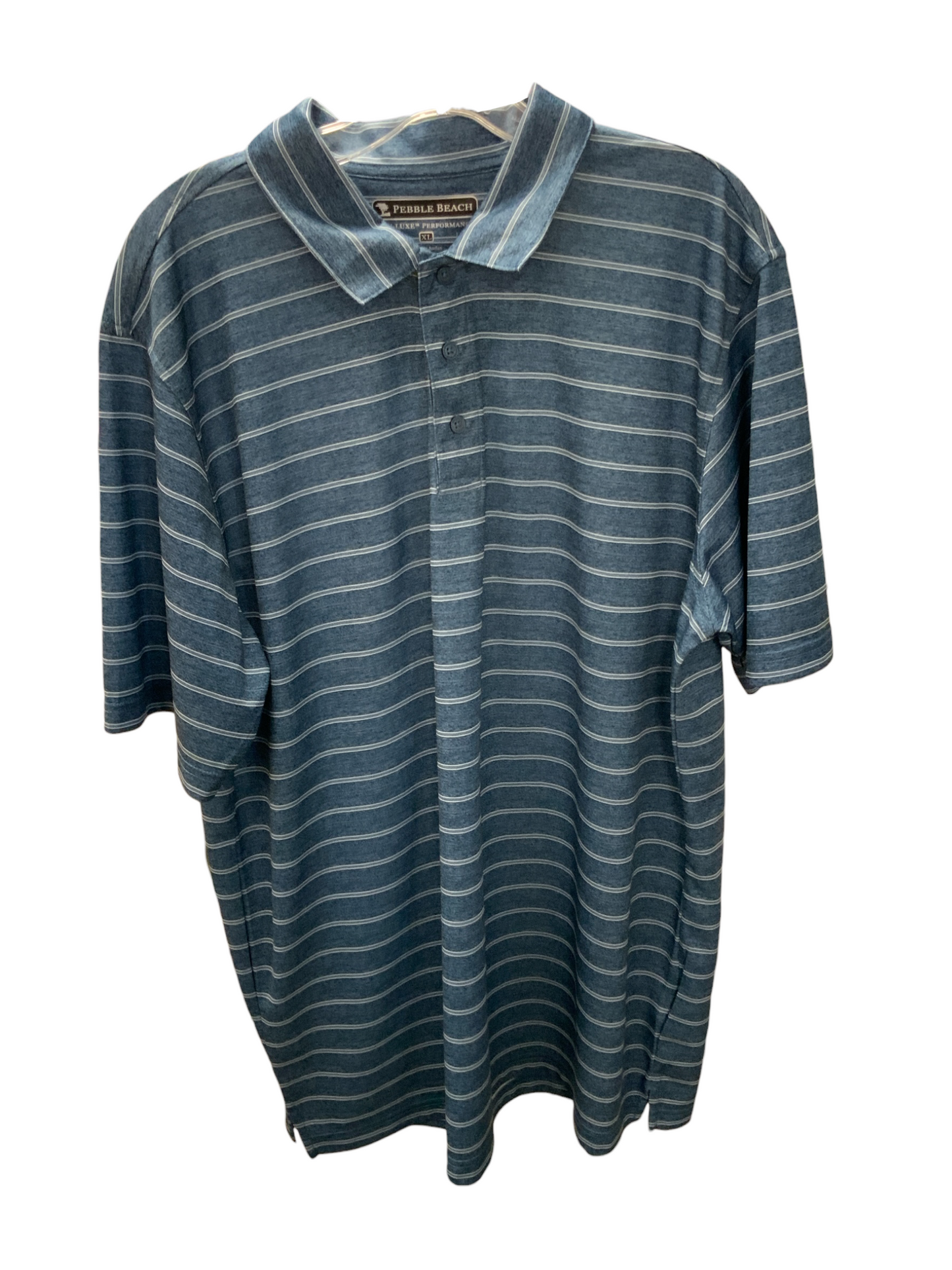 Pebble Beach Men's Shirt Blue XXL