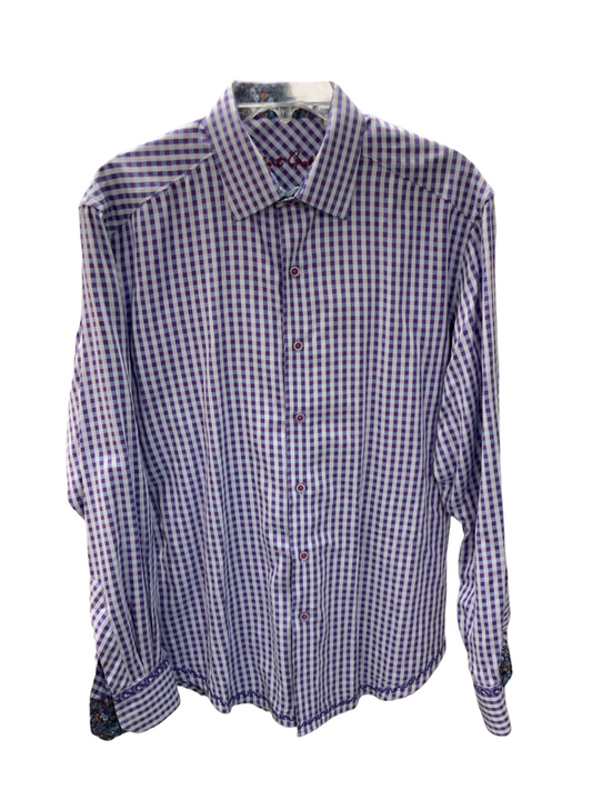 Robert Graham Men's Shirt Purple M