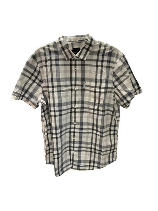 Armani Exchange Men's Shirt Stripe XL