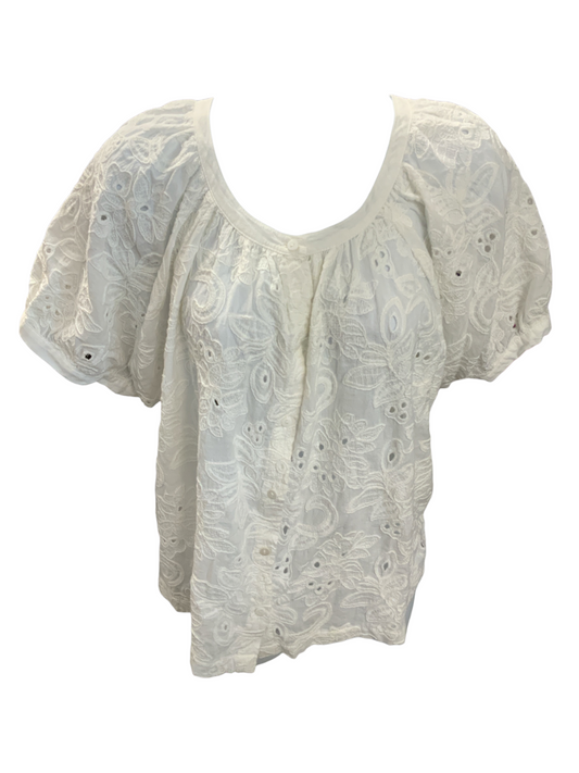NWT Karen Kane Women's Blouse White M