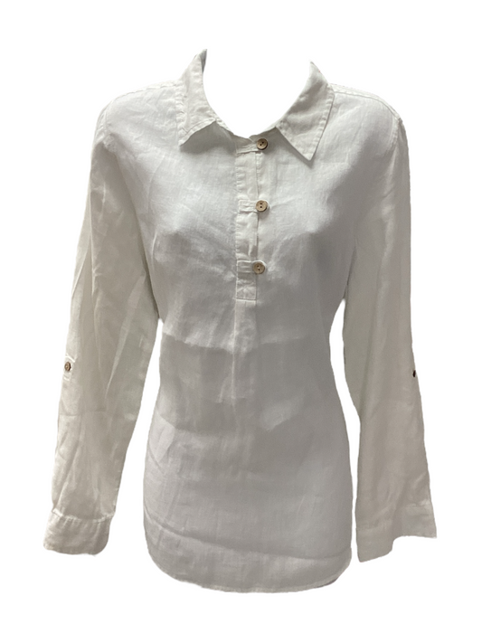 Sigrid Olsen Women's Blouse Linen L