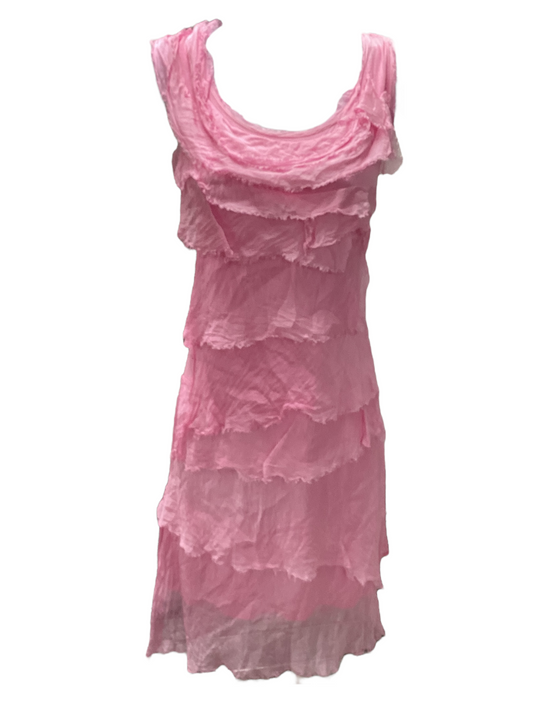 Gigi Moda Women's Dress Pink M/L