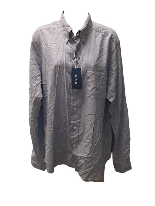 NWT ETON Men's Shirt Blue 16.5=L