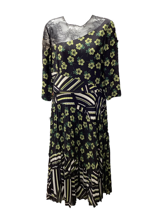Rickie Freeman T Jon Women's Dress Black Citron 8