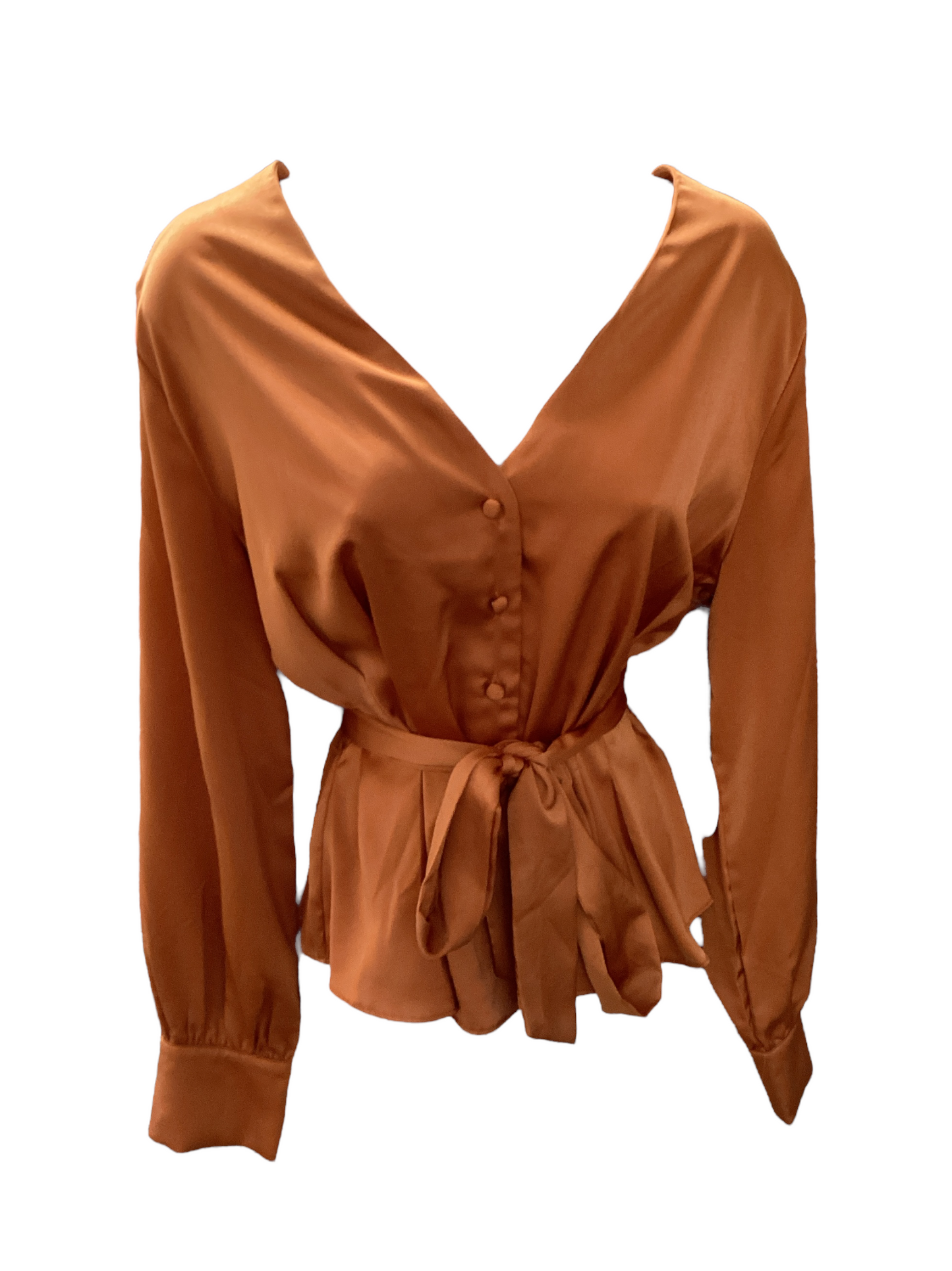 NWT Milk & Honey Women's Shirt Rust L