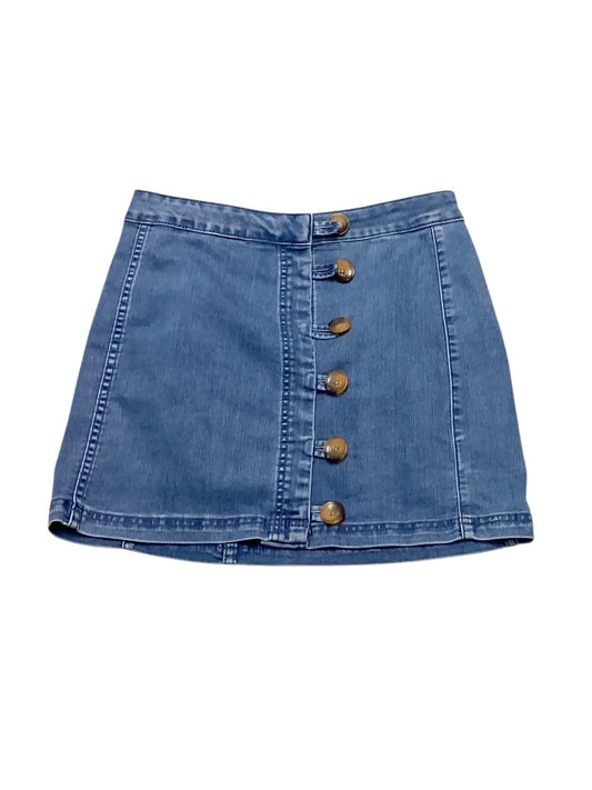 Free People Jr Skirt Denim 4=S