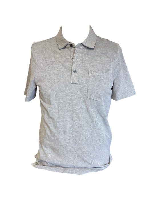 NWT Michael Kors Men's Polo Gray Pique S