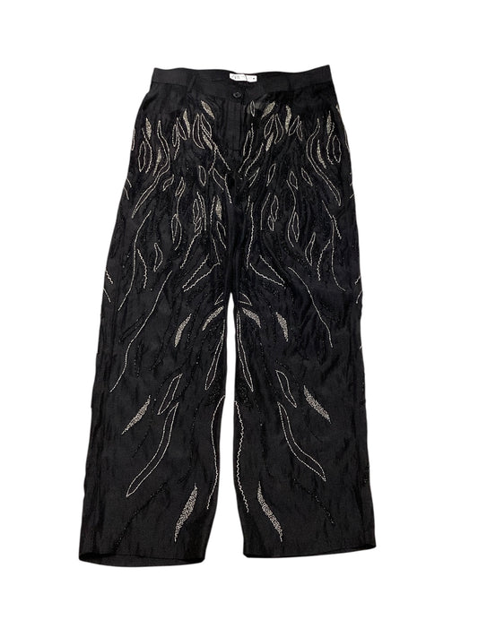 NWT Zara Women' Bead Pant Black L