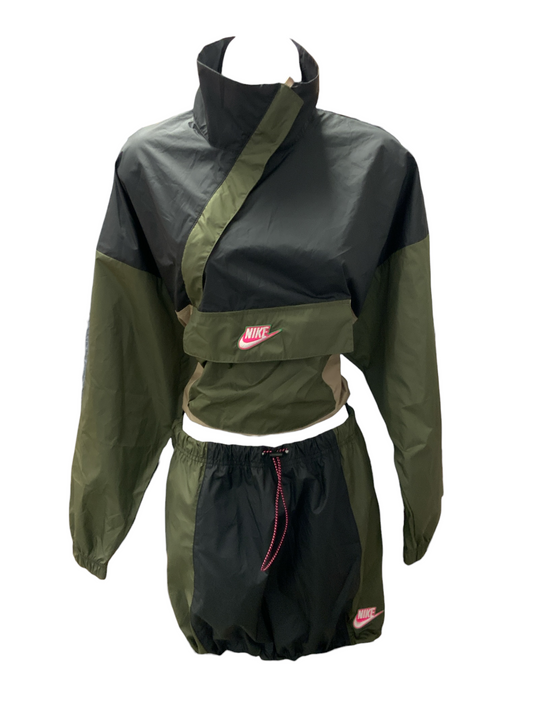 NWT Nike 2pc Jacket/Skirt Olive Multi S/M