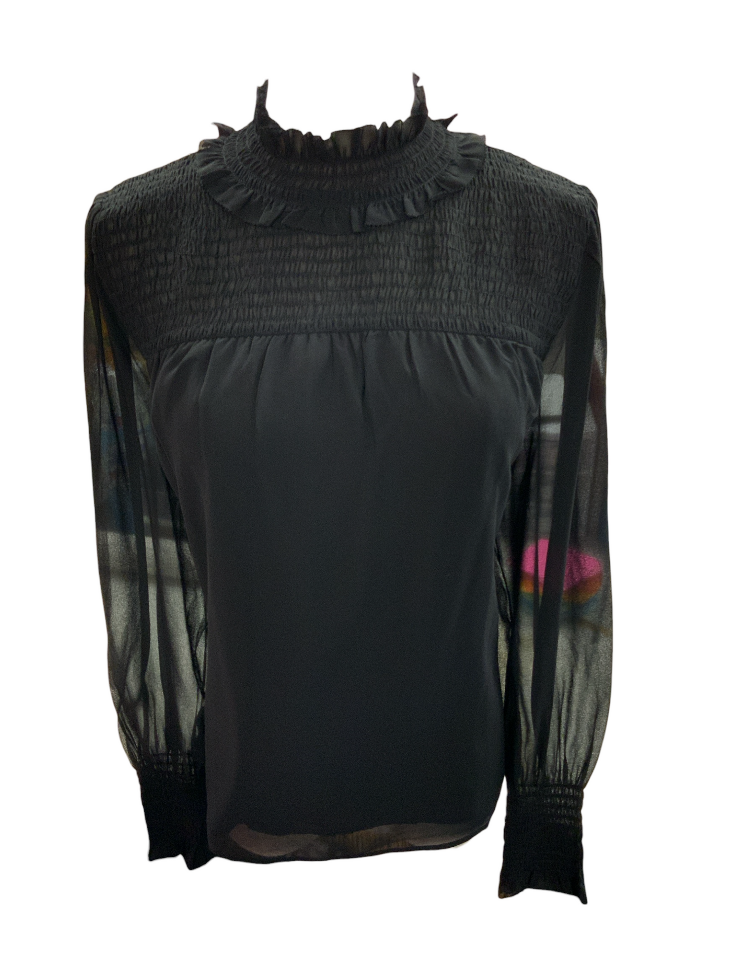 NWT Ann Taylor Women's Blouse Black S