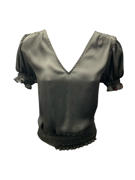 1 State Jr Blouse Black M