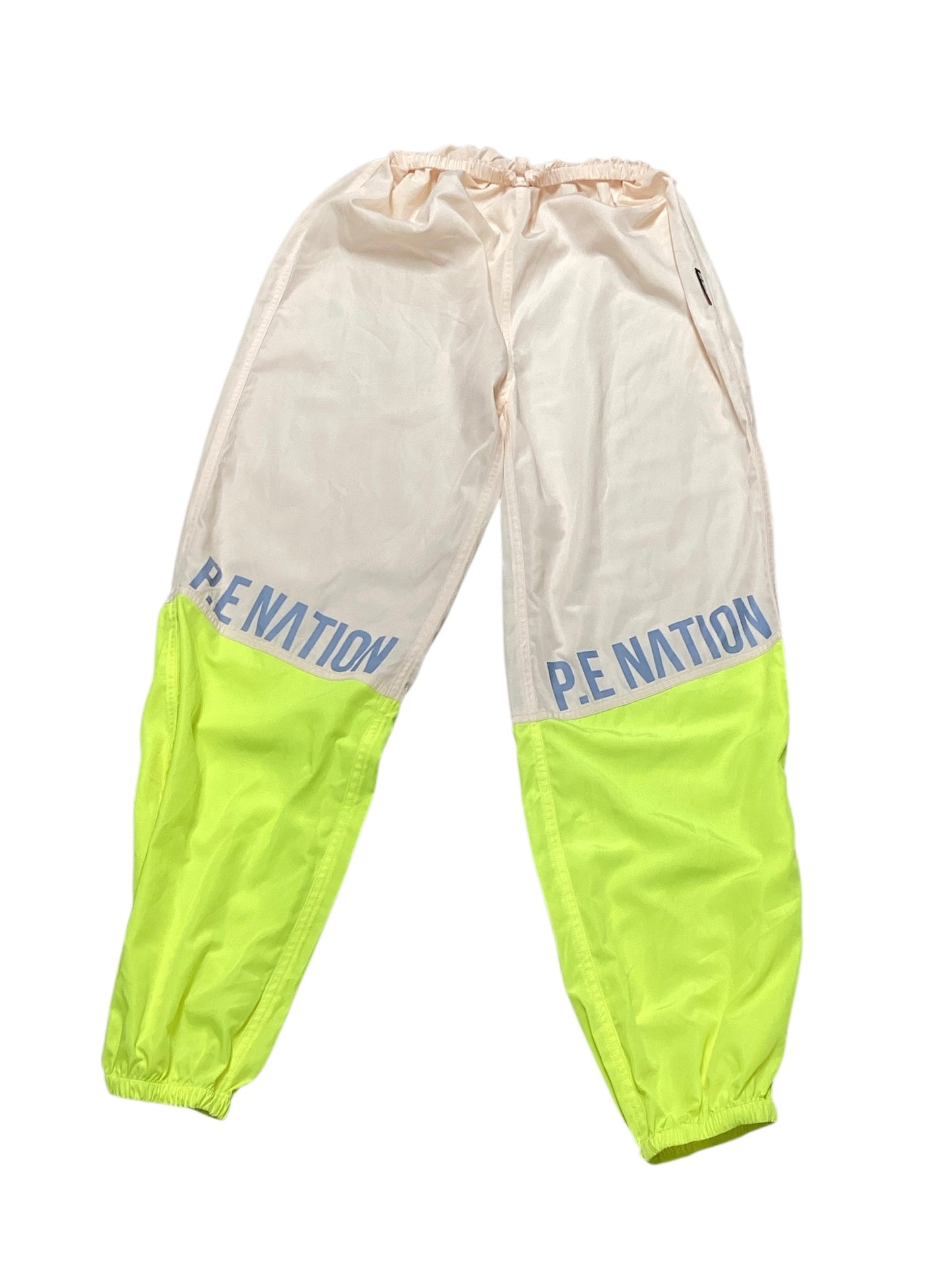 P.E Nation Women's Track Pant Citron/Pearl S