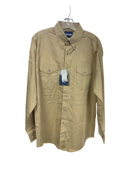 NWT Wrangler Men's Shirt Brown L