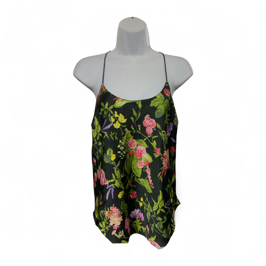 Victoria Secret Women's Camisole Black Floral S