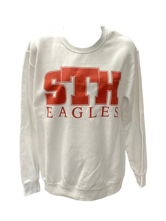 Jerzees Men's St Thomas Eagles Sweatshirt White S