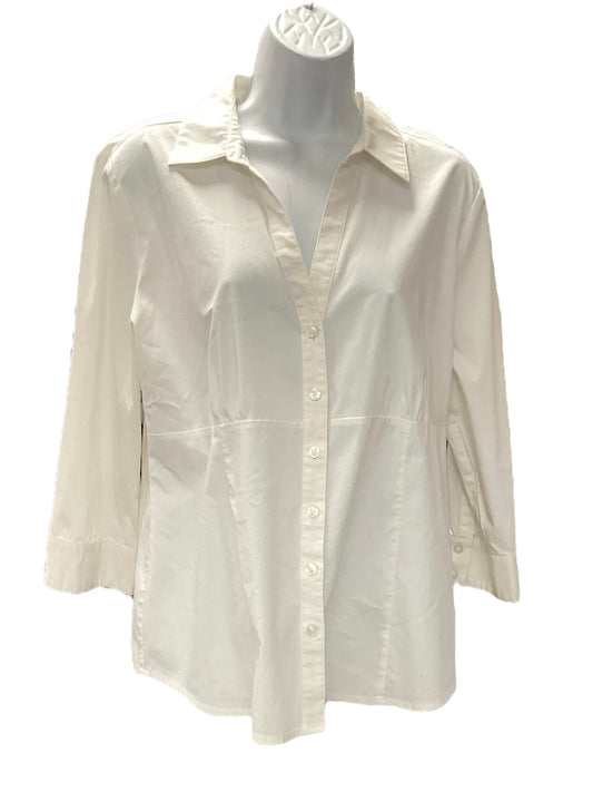Apostrophe Women’s Blouse White L