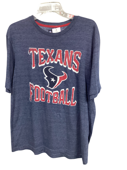 NFL Men's Texans Graphic T Blue L