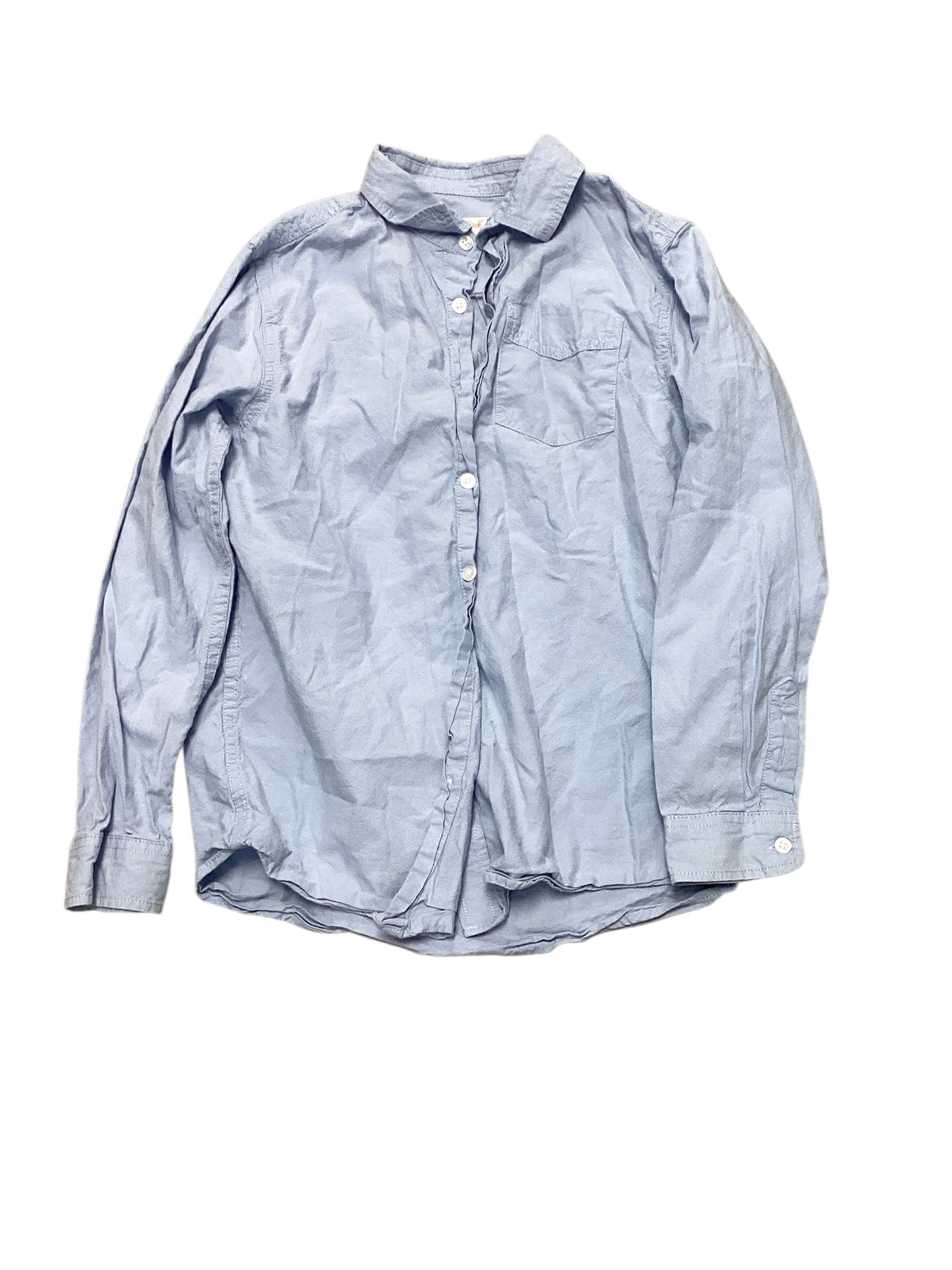 Cat & Jack Boys Blue Button Down 12/14