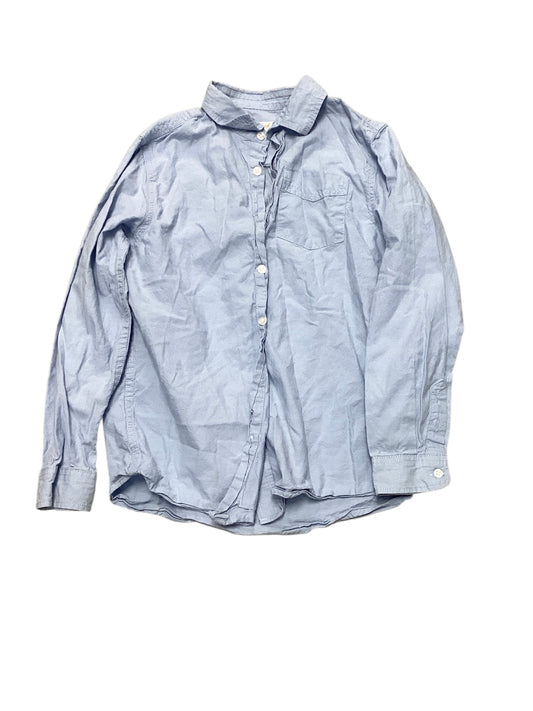 Cat & Jack Boys Blue Button Down 12/14