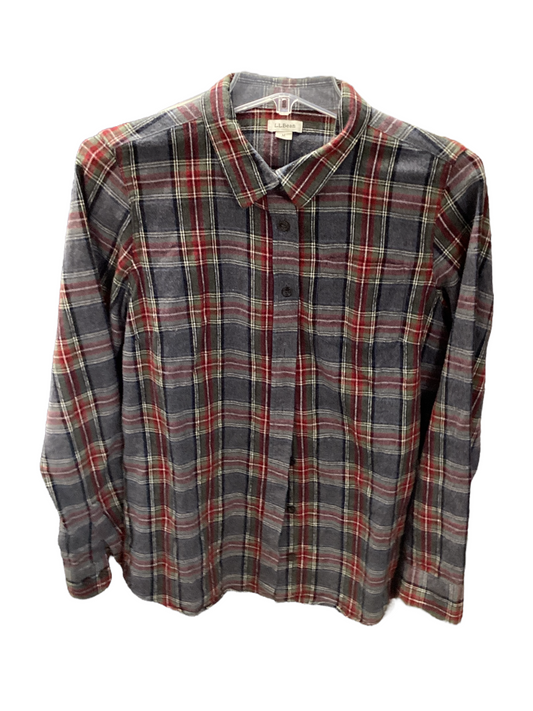 L.L. Bean Men's Shirt Grey Multi M