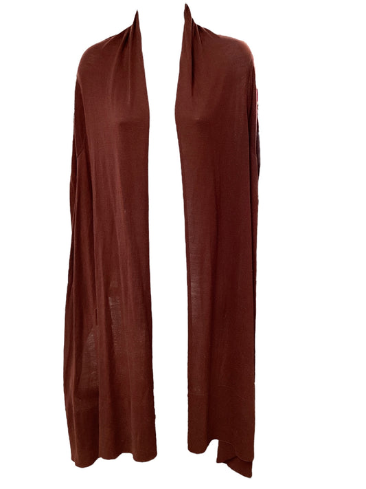 DKNY Women's Sweater Shrug Wine P/S