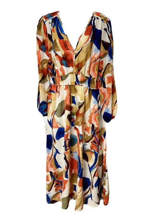 Pretty Garden Women's Dress Gold Multi XL