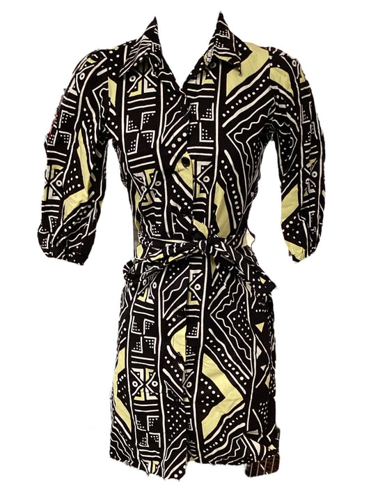 Women's Dress Black Yellow 00/XXS
