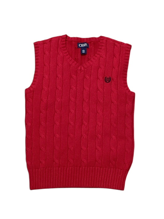 Chaps Boys Red Sweater Vest 7