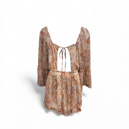 Mi Ami Jr dress romper Rust M