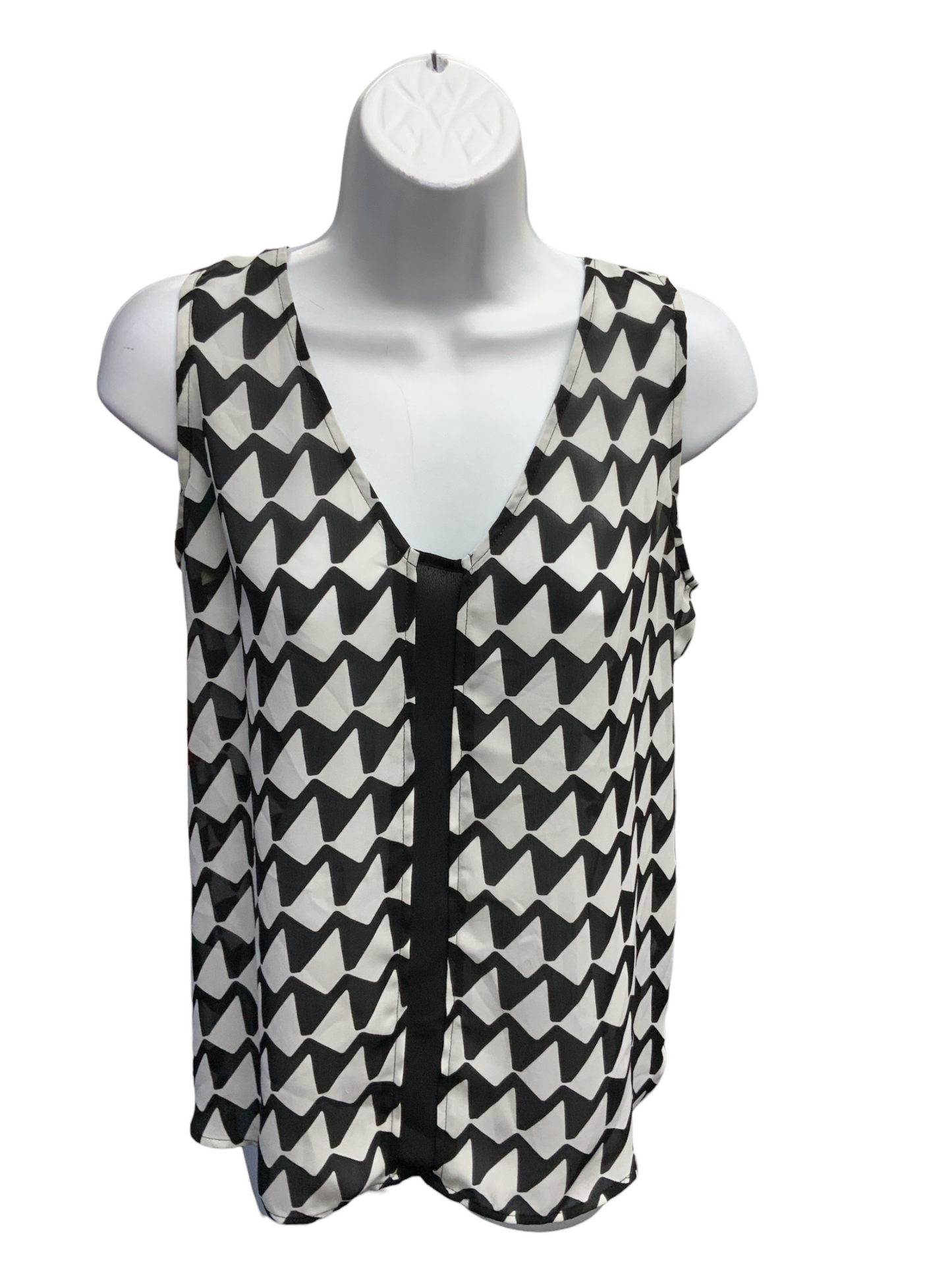 Banana Republic Women's Tank Top Black & White XS