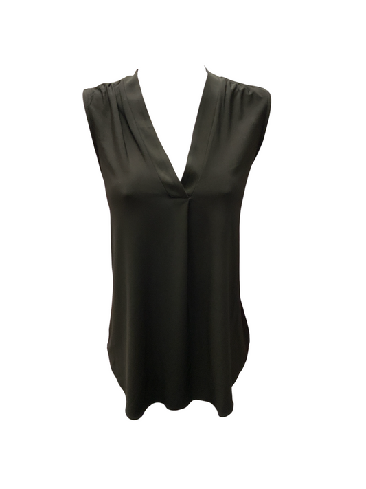 Vince Camuto Women's V Blouse Black Jersey S