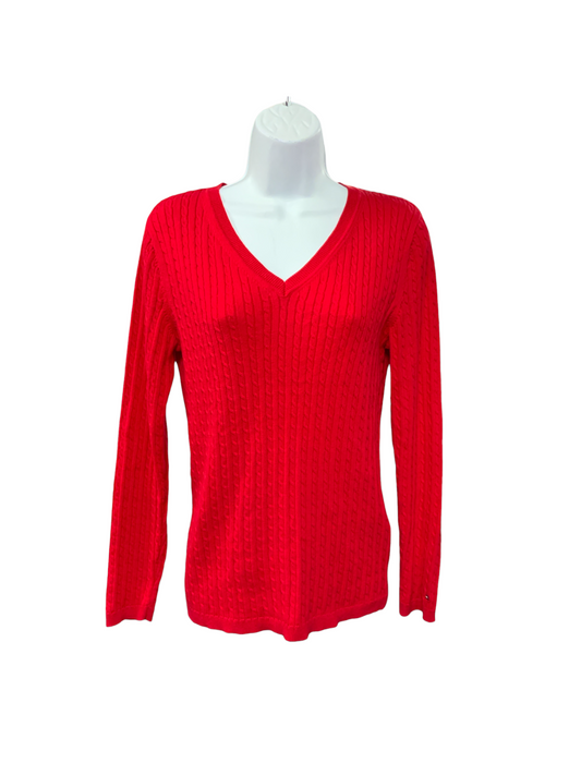 Tommy Hilfiger Women's Sweater Red M