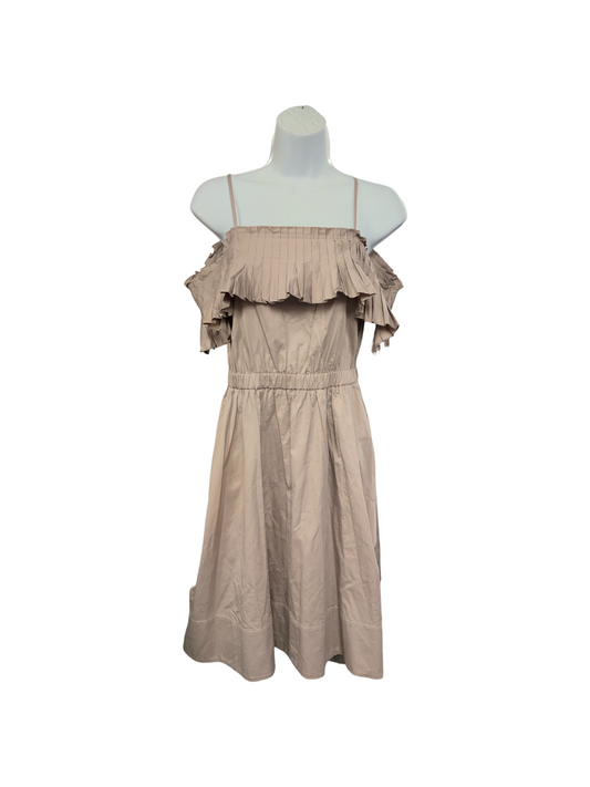 Tibi Women's Shoulder Dress Gray 2=XS