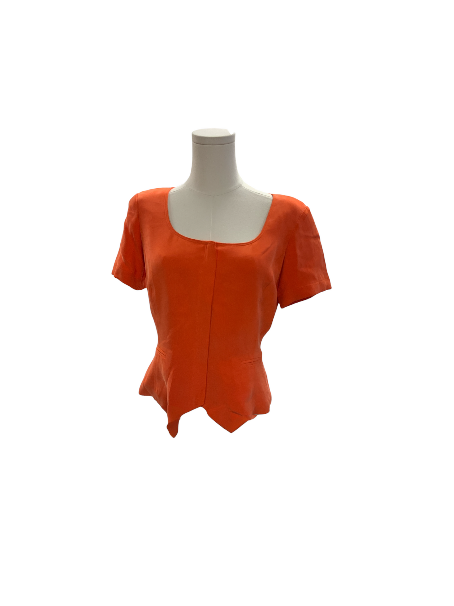 Dana Buchman Silk Jacket Orange 4